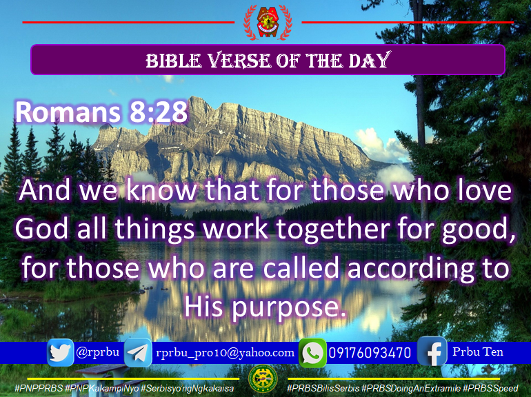 rprbu's tweet photo. #SerbisyongNagkakaisa
#ToServeandProtect
#PRBSPEED
#prbsbilisserbis
#prbsdoinganextramile
#PNPKakampiNyo
#bibleverse https://t.co/h75ViYB6qt