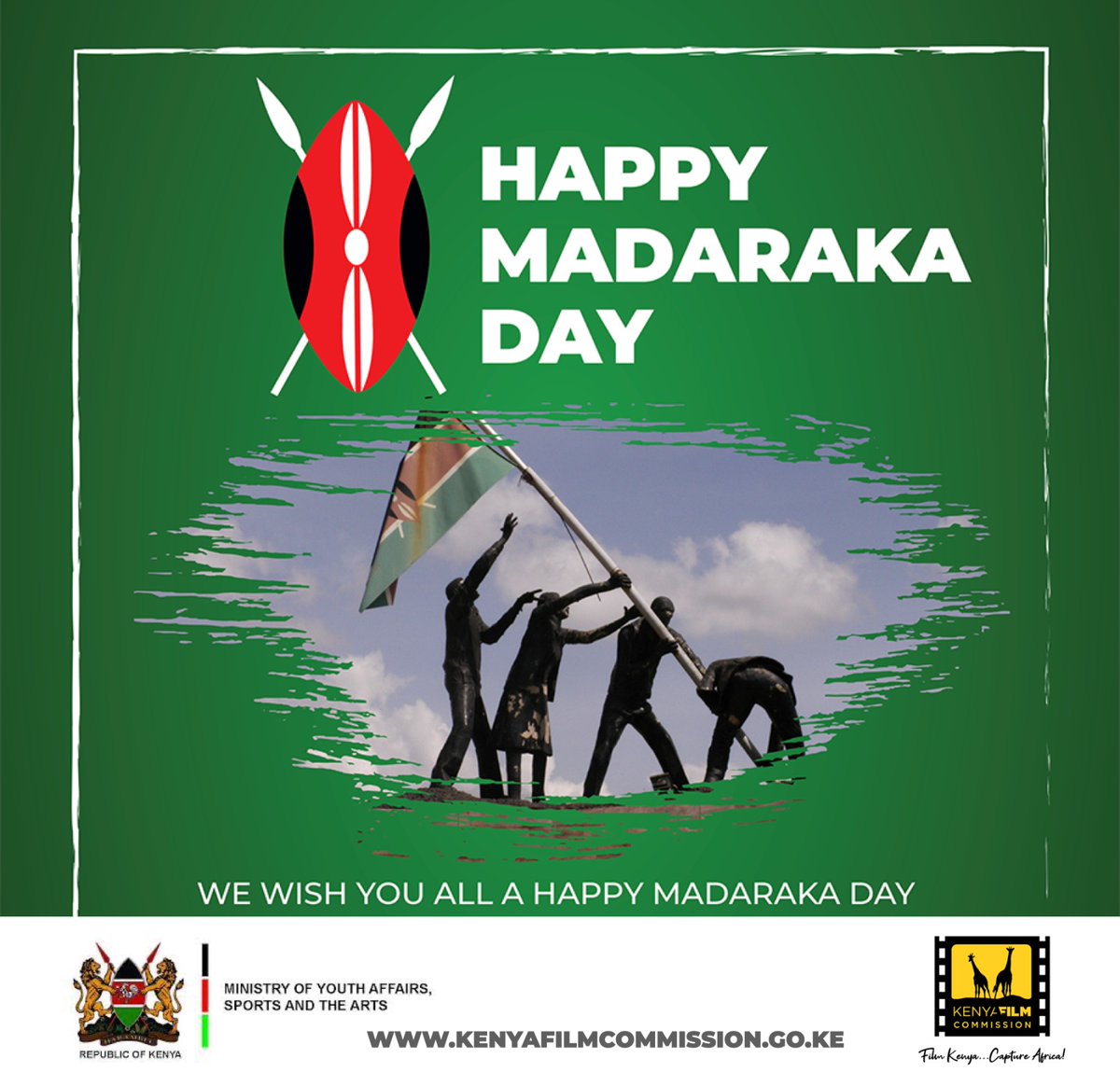 We wish you all a #HappyMadarakaDay 
#FilmInKenya