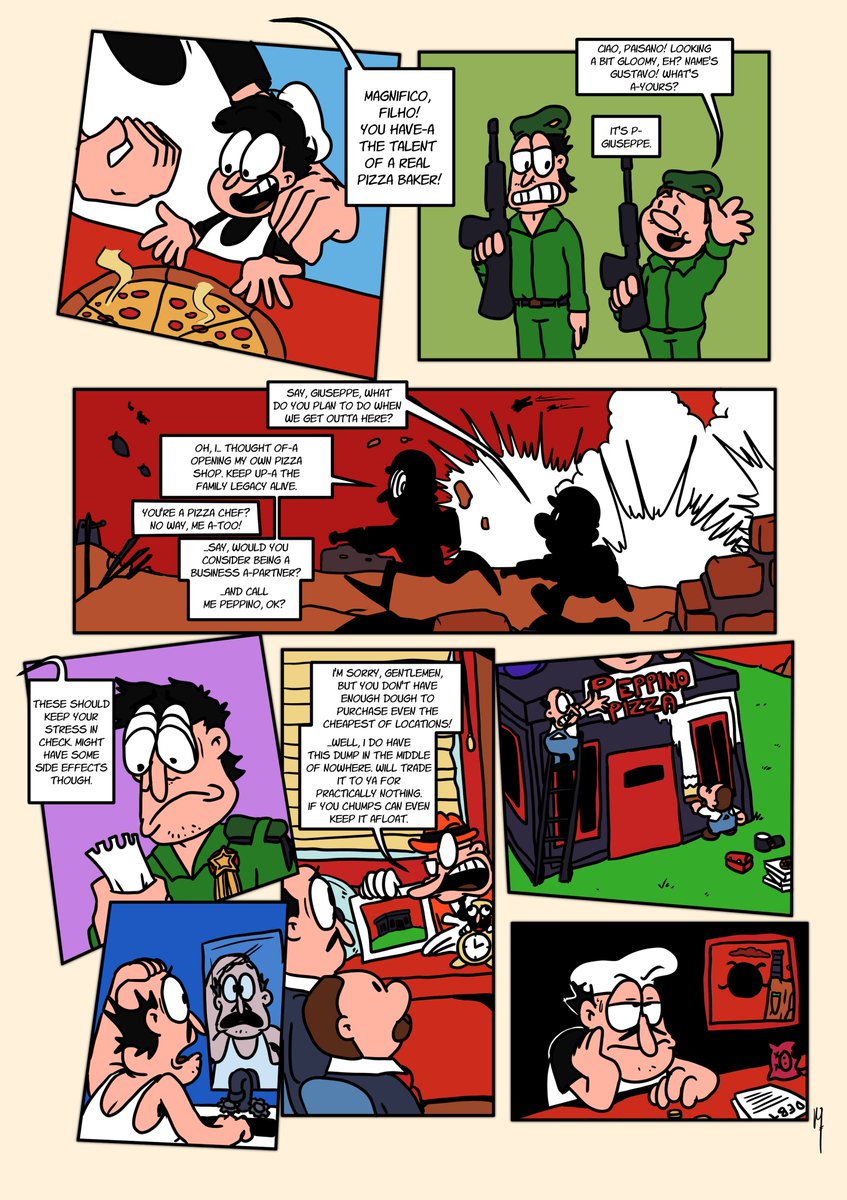 RT @HyperKorczak: The life of Peppino Spaghetti - a short #pizzatower headcanon comic

#Pizzatowerfanart https://t.co/FgB7hEYtS1