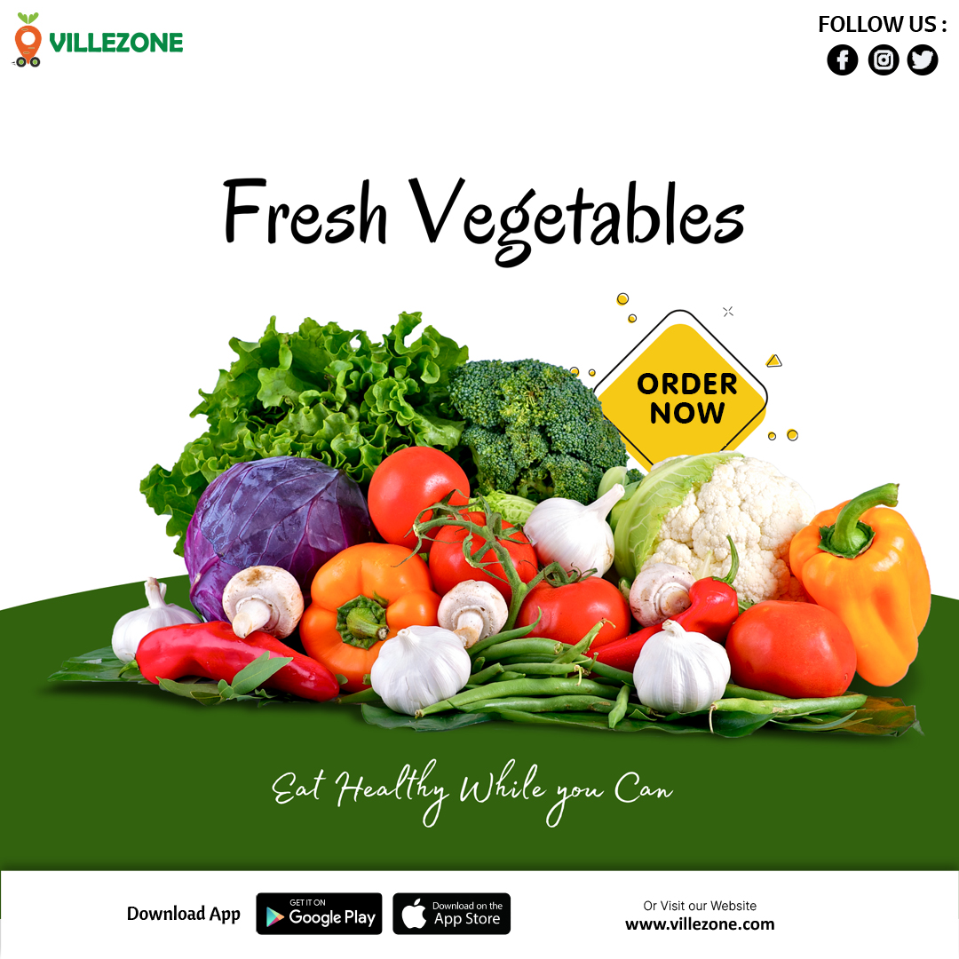 Let’s get ready to shop!!!
#villezone #vegetable #fruit #ordernow #surat #suratcity