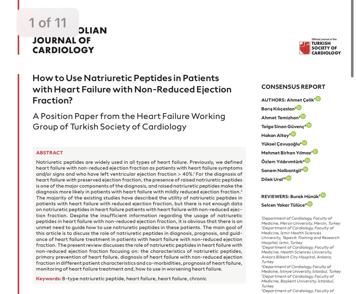 Ahmet Celik (@drheartfailure) on Twitter photo Our position paper about NPs in HFnEF is now published online in Anatol J Cardiol and turkish pocket version will be on your bags tomorrow in our National Heart Failure Meeting.<a href="/B_Kilicaslan35/">Barış Kılıçaslan</a> <a href="/cardioceptor/">Mehmet Birhan YILMAZ 🇹🇷</a> <a href="/TolgaMD/">Tolga Sinan Güvenç</a> <a href="/ozlemyt/">Özlem Yıldırımtürk</a> <a href="/temizhan/">Ahmet Temizhan</a> <a href="/dilek_g_ural/">Dilek Ural</a> <a href="/HFSoT_TR/">HoT-TR</a> <a href="/ARakisheva/">Amina</a> <a href="/HSkouri/">Dr. Hadi Skouri</a> Our position paper about NPs in HFnEF is now published online in Anatol J Cardiol and turkish pocket version will be on your bags tomorrow in our National Heart Failure Meeting.<a href="/B_Kilicaslan35/">Barış Kılıçaslan</a> <a href="/cardioceptor/">Mehmet Birhan YILMAZ 🇹🇷</a> <a href="/TolgaMD/">Tolga Sinan Güvenç</a> <a href="/ozlemyt/">Özlem Yıldırımtürk</a> <a href="/temizhan/">Ahmet Temizhan</a> <a href="/dilek_g_ural/">Dilek Ural</a> <a href="/HFSoT_TR/">HoT-TR</a> <a href="/ARakisheva/">Amina</a> <a href="/HSkouri/">Dr. Hadi Skouri</a>