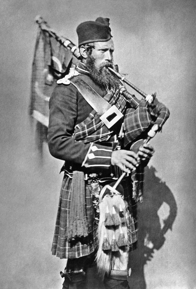 Bagpiper from the Crimean War