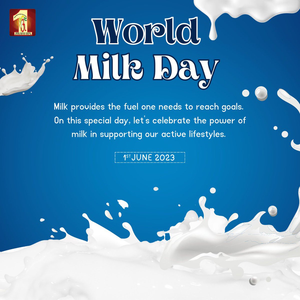 DSSNewsUpdates's tweet photo. Nourishment with a Light Footprint! Let's celebrate World Milk Day by recognizing the way nourishes us, supports livelihoods, and minimizes its environmental impact. Cheers to sustainable and nutritious strides! #WorldMilkDay https://t.co/EOv3hg9F5r