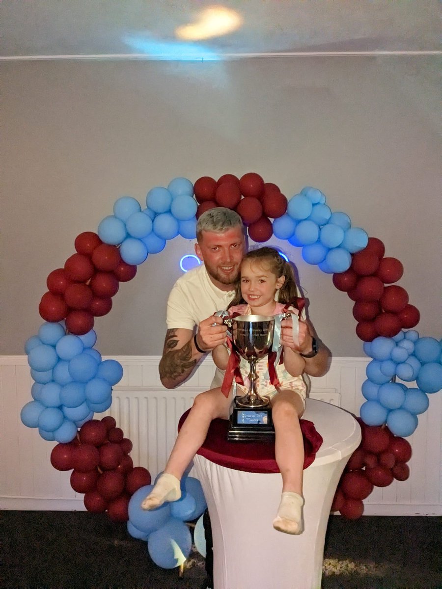 scotthilyard6's tweet photo. Wat a team what a club and what a family i have beside me still pushing on winning trophies at 33 ❤💙 #champions #upthesyd #mybeautifulfamily https://t.co/BblPwgjMmP