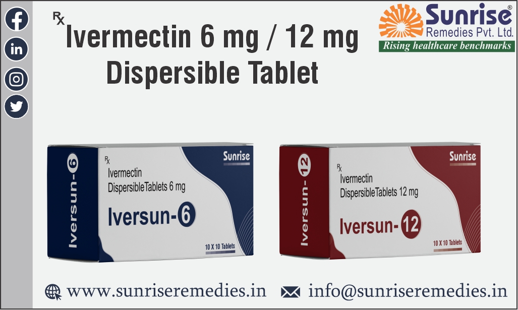 Iversun Generic #Ivermectin is a big name in the pharmaceutical world. Manufacturer From Sunrise Remedies Pvt. Ltd.

Read More: rb.gy/hy9qv

#Iversun #IvermectinProducts #PharmaceuticalCompany #Manufacturer #Manufacturing #PharmaExport #ThirdPartyManufacturing