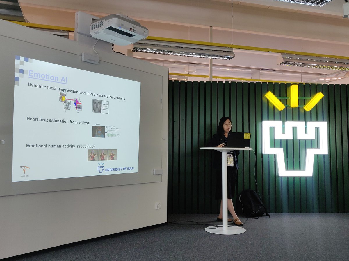 Eija Vuorenmaa (@eija_vuorenmaa) on Twitter photo Day two of #NLASI23 starting off with Prof. Guoying Zhao's keynote about #Emotion #AI and applications in #education!
<a href="/LET_Oulu/">LET UniOulu Finland</a> <a href="/UniOulu/">University of Oulu</a> Day two of #NLASI23 starting off with Prof. Guoying Zhao's keynote about #Emotion #AI and applications in #education!
<a href="/LET_Oulu/">LET UniOulu Finland</a> <a href="/UniOulu/">University of Oulu</a>