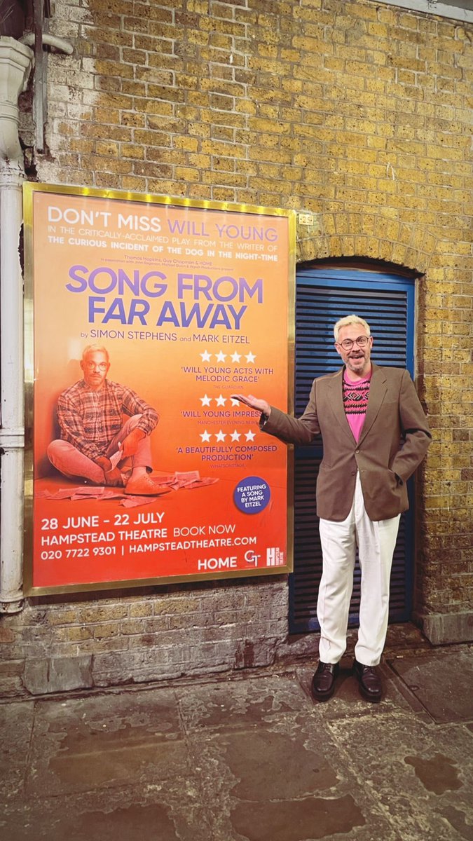 Seeing double @willyoung ? 
.
.
.
@Hamps_Theatre #songfromfaraway