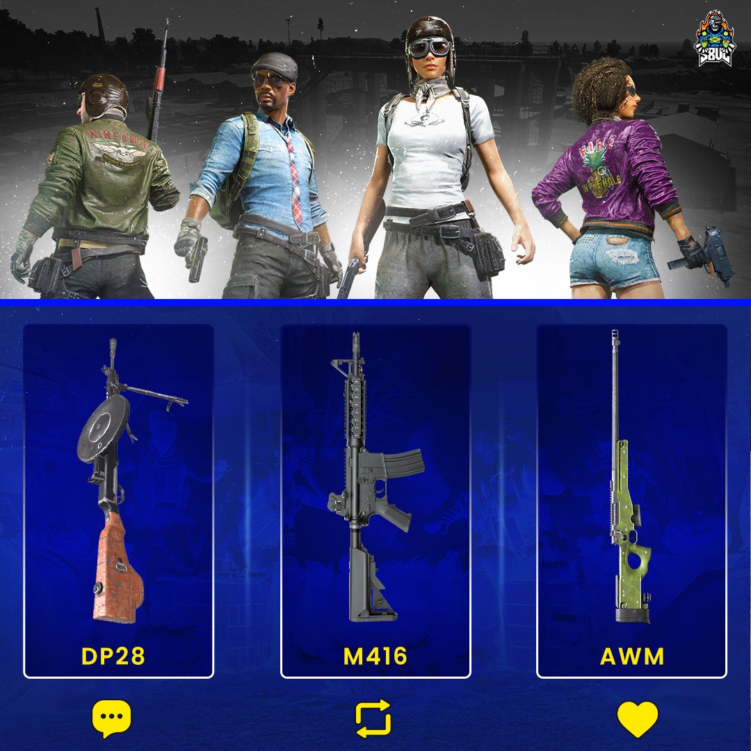 S8ulesports's tweet photo. Let us know your favourite gun in BGMI! 🔫 https://t.co/vtfHBbaEwB