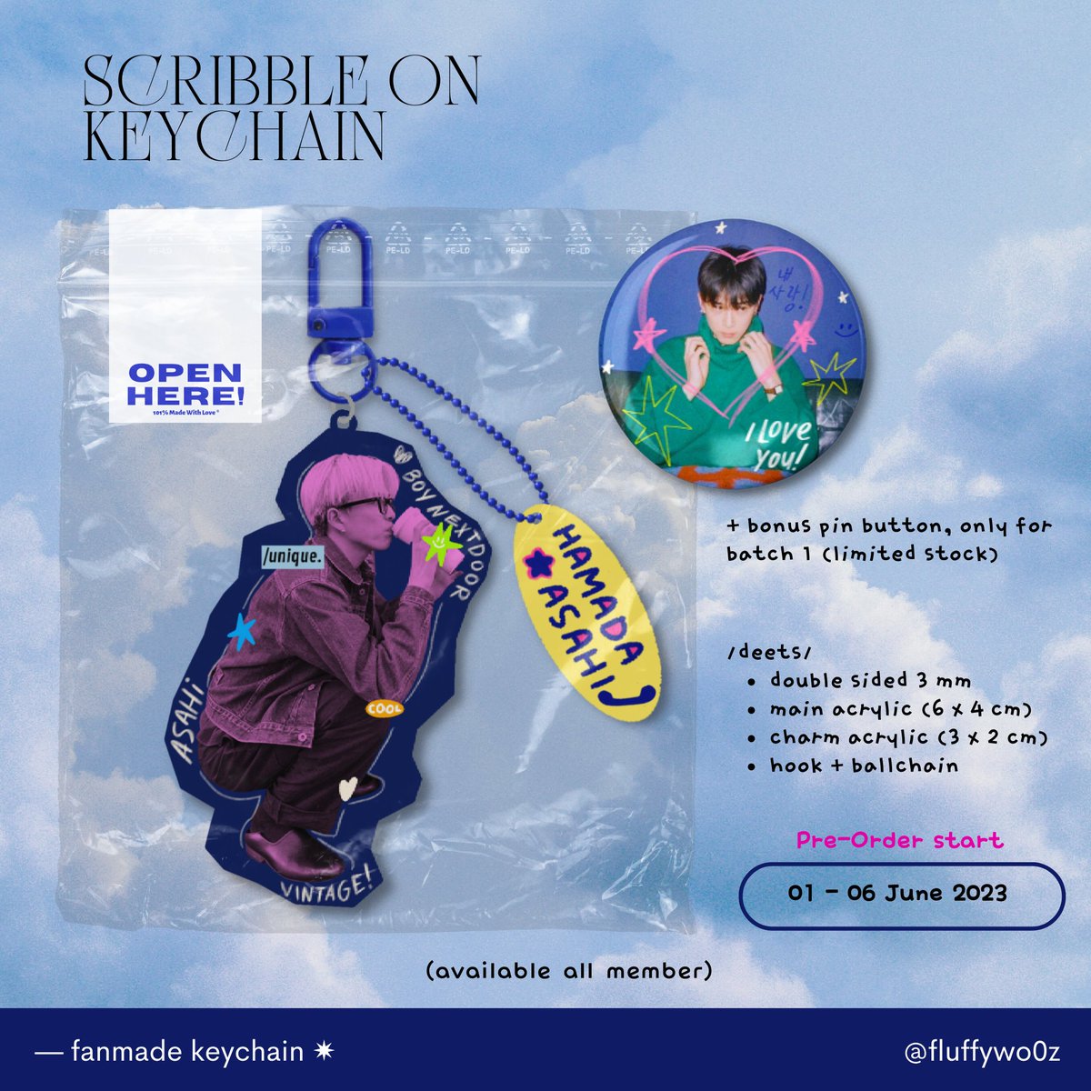 💬💗 rt & likes are very appreciated
scribble on keychain 🗯️🖍️🎨
—⁠☆ by fluffywo0

💵 42k | DP 24k
📢 form & details : forms.gle/wpKmkvXJsK4ieV…

secure your slot noww📝