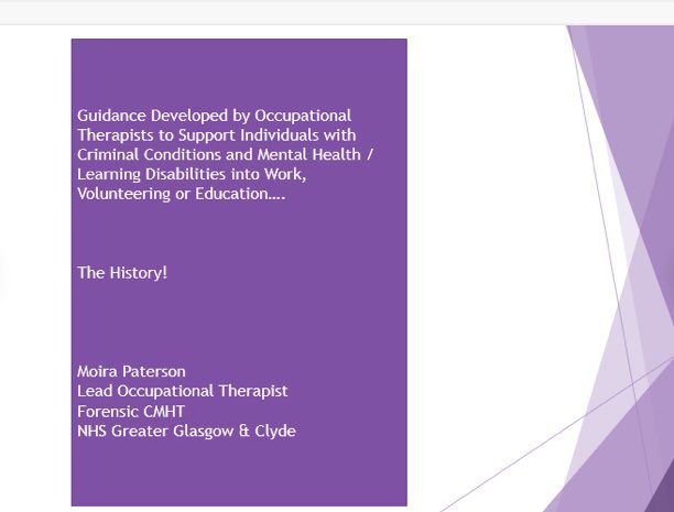 Moira Paterson (@moiraforensicot) on Twitter photo Excited to be presenting alongside Scottish Government colleagues at the Forensic AHP conference today #AHP #Disclosure #Collaboration <a href="/FN_SoFMH/">Forensic Network</a> <a href="/JulieforensicOT/">JulieShaw</a> <a href="/cheryl_mcmorris/">Cheryl McMorris</a> <a href="/ClaireMichelleZ/">ClaireMichelle Forensic MHOT</a> <a href="/nhsggcmhot/">NHSGGC - Mental Health Occupational Therapists</a> Excited to be presenting alongside Scottish Government colleagues at the Forensic AHP conference today #AHP #Disclosure #Collaboration <a href="/FN_SoFMH/">Forensic Network</a> <a href="/JulieforensicOT/">JulieShaw</a> <a href="/cheryl_mcmorris/">Cheryl McMorris</a> <a href="/ClaireMichelleZ/">ClaireMichelle Forensic MHOT</a> <a href="/nhsggcmhot/">NHSGGC - Mental Health Occupational Therapists</a>