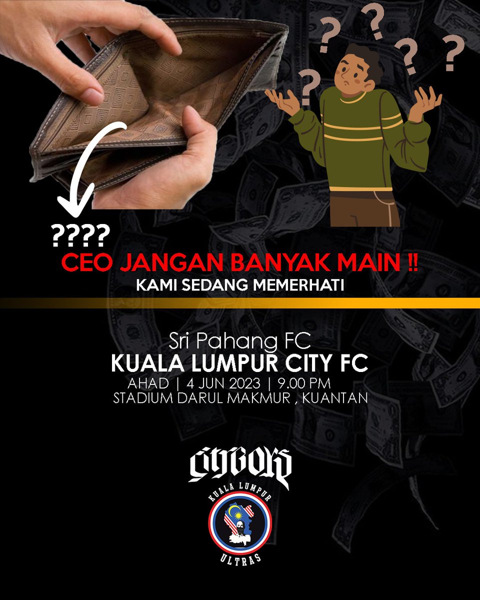 Tigket_11's tweet photo. Game terakhir,
pusingan pertama liga !!!
πβοΈ
#SampaiMatiKualaLumpur
#PureCitySoul
#DroogsDayOut https://t.co/OEpMu9fuHW