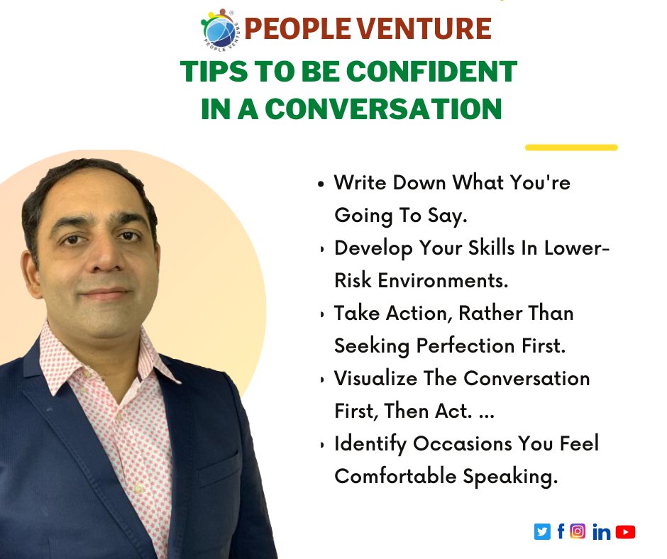 Tips to be confident in a conversation 💡

#peopleventure #sunilkapur #sunilkapurvideos #conversationstarters #communicationtips #communicationiskey #communicationskills #confidentboost #CommunicationSolutions