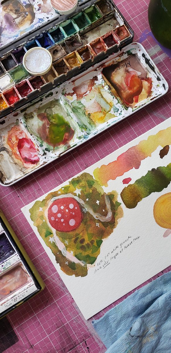 ModEnchantment's tweet image. Testing color combos and techniques..🍄🍂