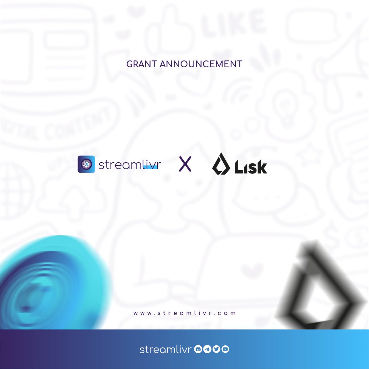 Streamlivr - Crypto social network tweet media