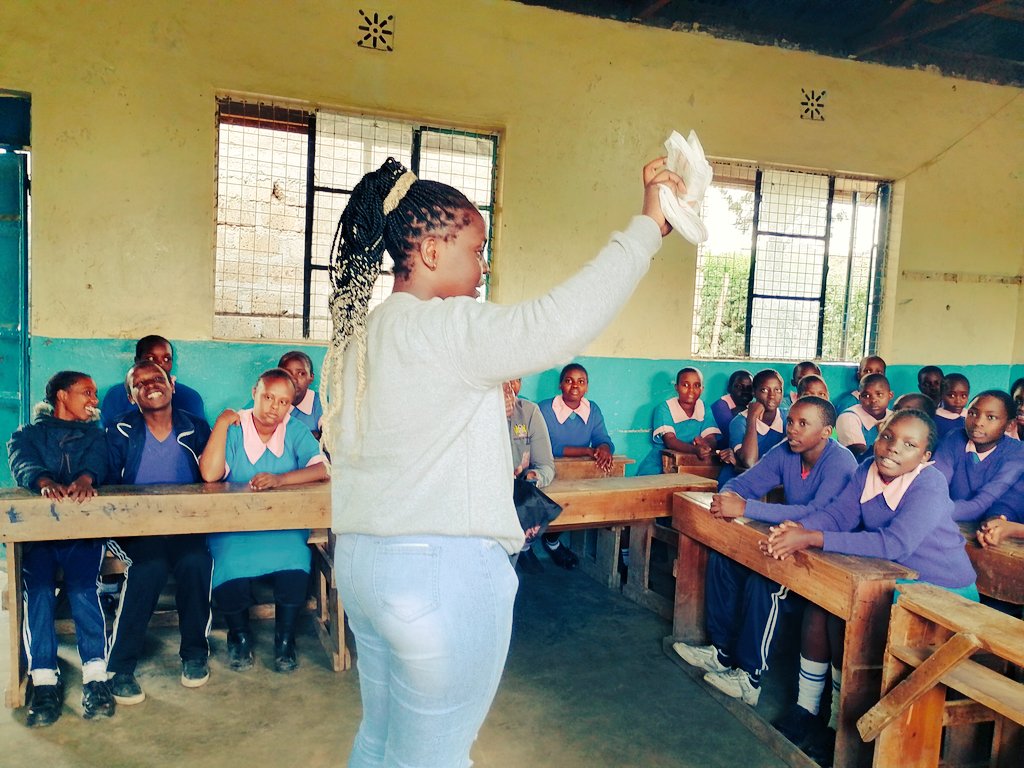 Things we do better. Arap Moi Primary School in Kajiado North was a success 
#MenstrualHealthAwareness #Mentorship