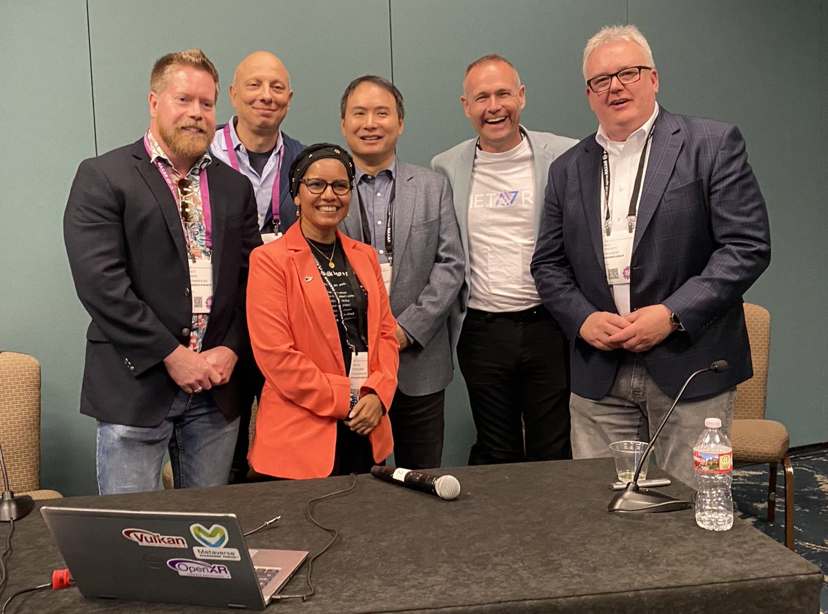 What an honor to be among the @Metaverse_Forum leadership panel, representing principal & oversight member @XRSIdotorg as d chair of #Privacy #CyberSecurity #Identity WG wth #MSF leads @neilt3d @matthew_d_white @AlanSmithson1 @MetaVRse @DrYuYuan @IEEESA today at @ARealityEvent🙌