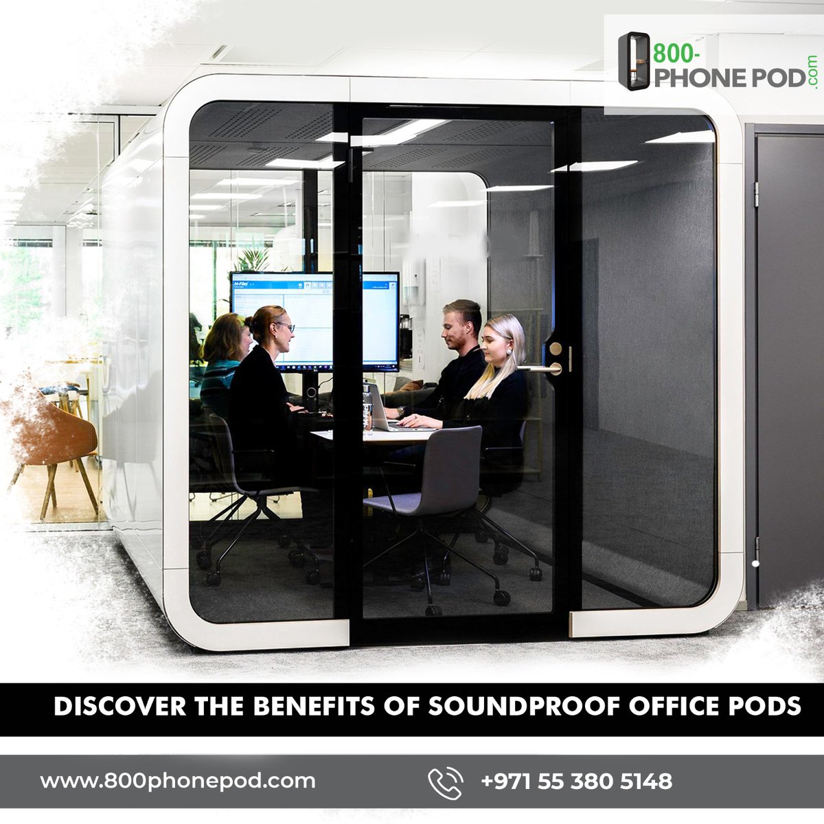 ilaria_saeed's tweet image. Discover the Benefits of Soundproof Office Pods !
Looking for a solution to #workplace distractions?
Contact today to learn more 👉bit.ly/43i0K80
Book your #acousticbooth now at📞055 380 5148 / inquiry@800phonepod.com
#soundproofpod #officepods #silentpod #dubai #uae