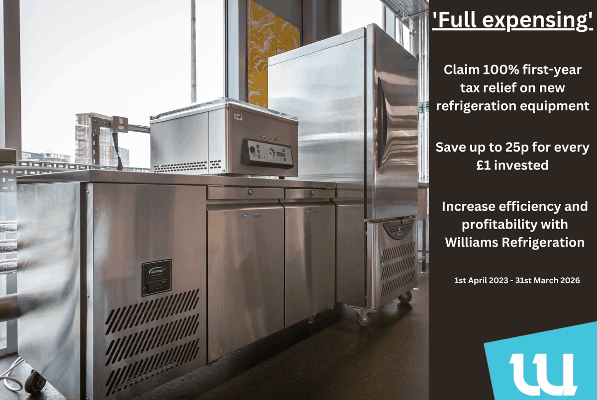 You can now take advantage of the full expensing tax incentive to upgrade your commercial refrigeration equipment!

Upgrade to Williams Refrigeration to enjoy improved energy efficiency, superior performance and trusted excellence while maximising your tax benefits. #Fullexpense