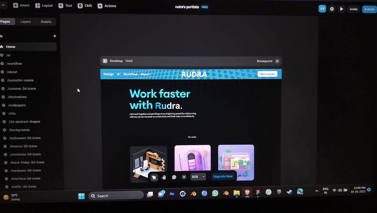 Rudra_Kalsariya's tweet photo. Countdown begins! Can't wait to share my upcoming portfolio website with you all. Created with love using @framer, it's going to be a visual feast of my best projects and creative effort. Stay tuned for the big reveal and get ready to be inspired!♥️
#portfolio #framemagic #design https://t.co/7VQ3YLriwU