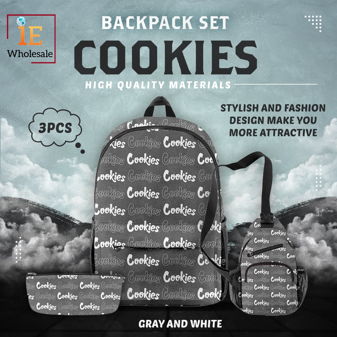 ie_wholesale's tweet photo. 3pc Backpack Set
Experience the ultimate in convenience and style with our 3pc backpack set.
Visit us: https://t.co/fahv3fhj8X
#3pcBackpack #Backpackset #journeybackpack #cookies #blaack #white #blue #gray #purple #red #travellingbackpack #stylish #design #Accessories #fashion https://t.co/sXJjh2Wlnd