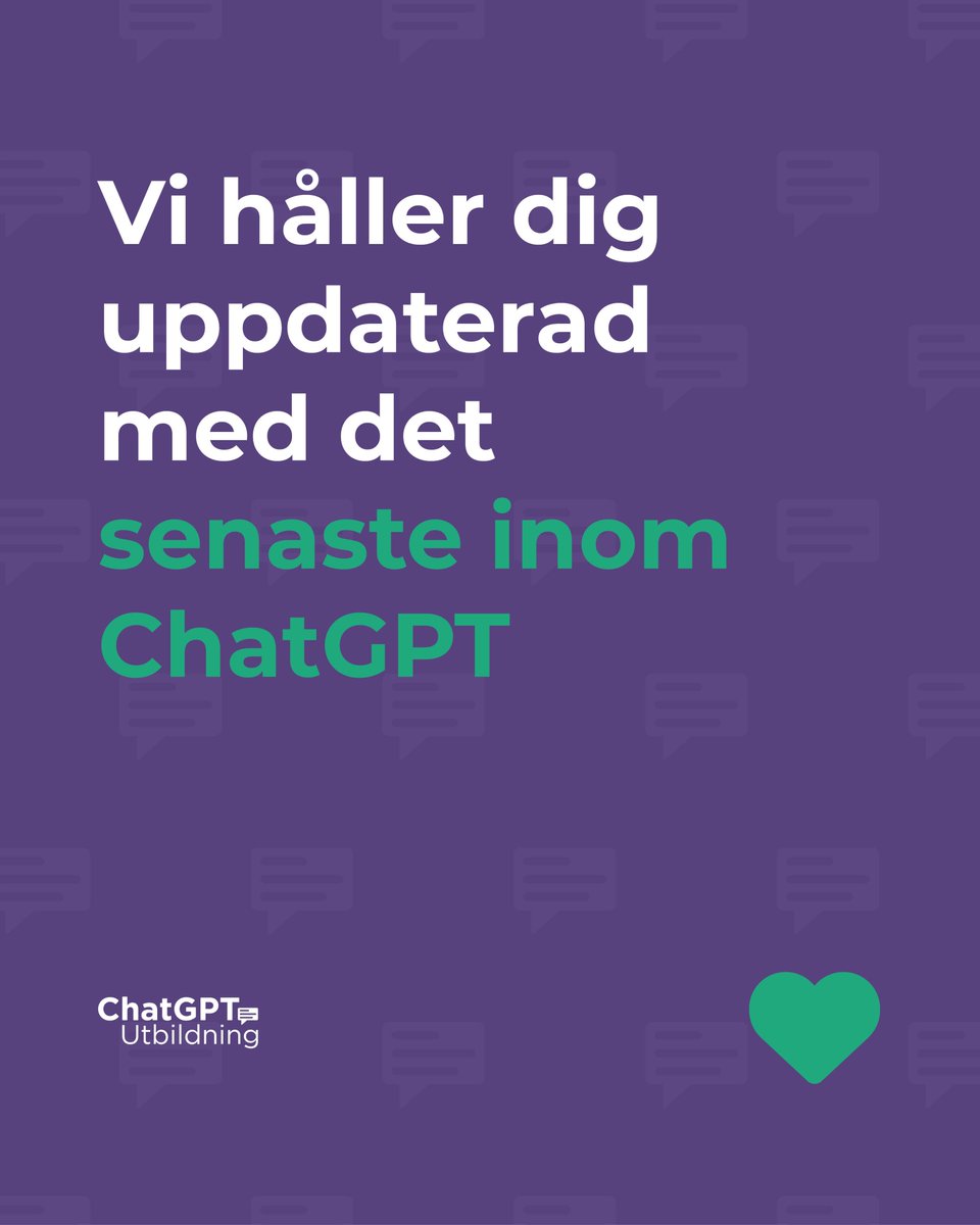CGPTutbildning's tweet image. Officiella ChatGPT appen har nu kommit till iPhone i Sverige!📱

#ChatGPT #chatgptapp #chatgptsverige #gpt4
