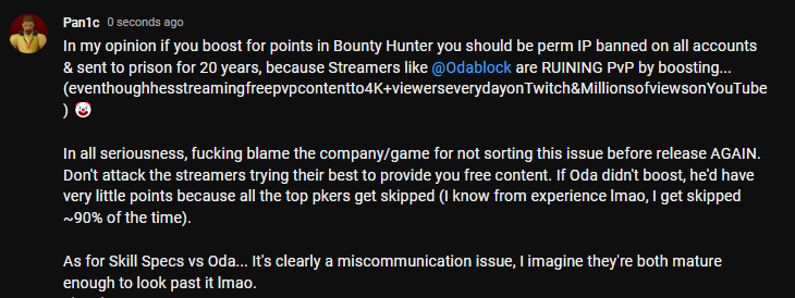 In regards to current bounty hunter drama...