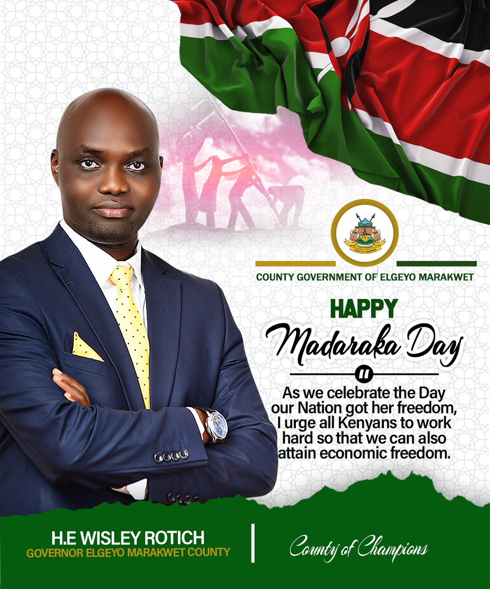 To the great people of EMC and all Kenyans
#HappyMadarakaDay