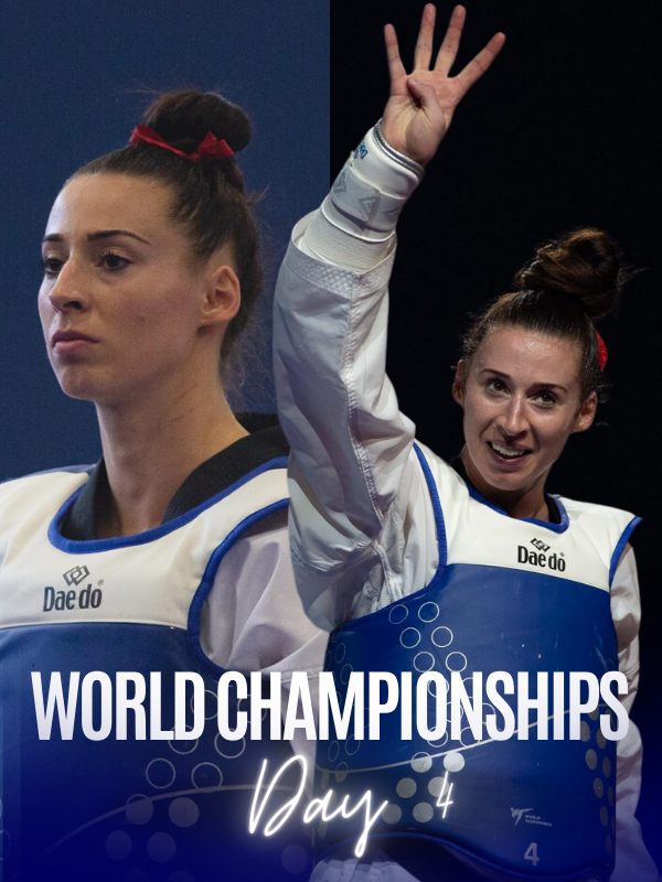 GBTaekwondo's tweet photo. Aiming to make history 🤯 Today's the day you've been waiting for!

@BiancaW_tkd has set out to gain the World Championships crown for a fourth time today 👑

Watch live ➡️ https://t.co/4xdwKIm3Yw 

#Taekwondo | #Baku23 https://t.co/PYiBohdVDM