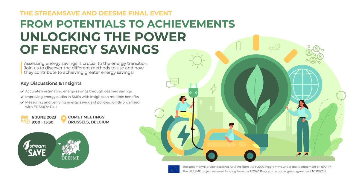 streamSAVE (@stream_save) on Twitter photo 🔔 Only a few days left to register to attend the <a href="/stream_save/">streamSAVE</a> & <a href="/DeesmeH2020/">Deesme 2050</a> final event online!
Sign up now 👉 streamsave.eu/finalevent 🔔 Only a few days left to register to attend the <a href="/stream_save/">streamSAVE</a> & <a href="/DeesmeH2020/">Deesme 2050</a> final event online!
Sign up now 👉 streamsave.eu/finalevent