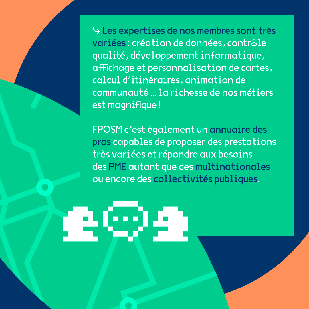 La fédé des pros d'#OpenStreetMap est lancée !
➡ Découvrez nos expertises et comment #OpenStreetMap répond à vos besoins métiers fposm.fr