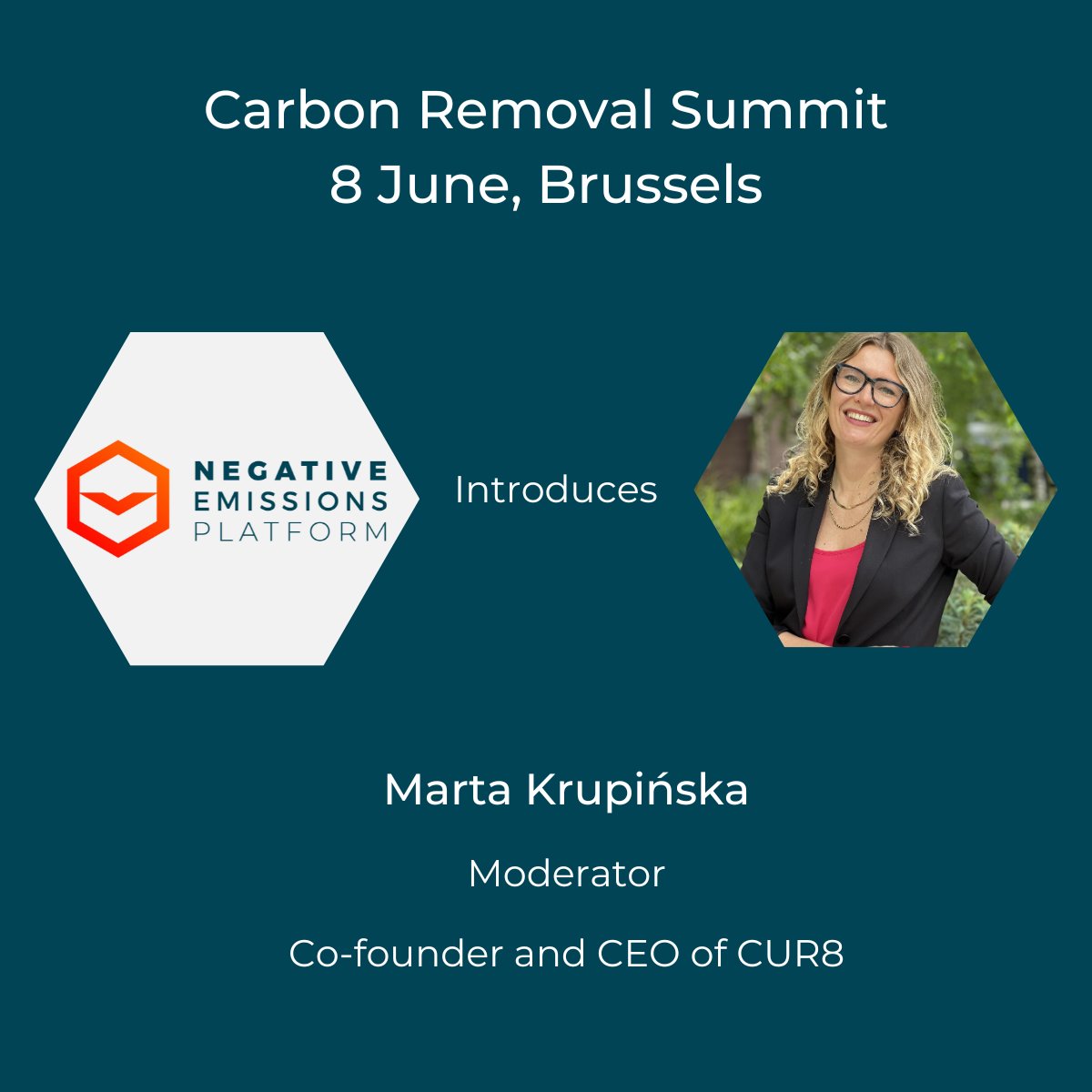 We are honoured to have @mmeentrepreneur, CEO of @cur8earth, chair at @youthbizint and @acuaocean, moderate the 'Business of #CDR' panel within the Carbon Removal Summit. ➡ Register here: bit.ly/3CjM2ln ➡ Watch the #CDR Summit live: bit.ly/3N2t48O