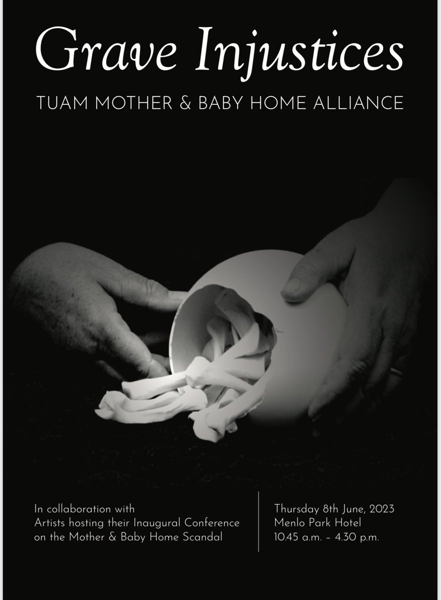 1/5 We are delighted to announce that on June 8th we will host an event, showcasing artistic community response to the #MotherAndBabyHomes scandal while advancing our quest for justice by accommodating voices from sites including #Tuam #Bessboro, #SeanRossAbbey & #Newry