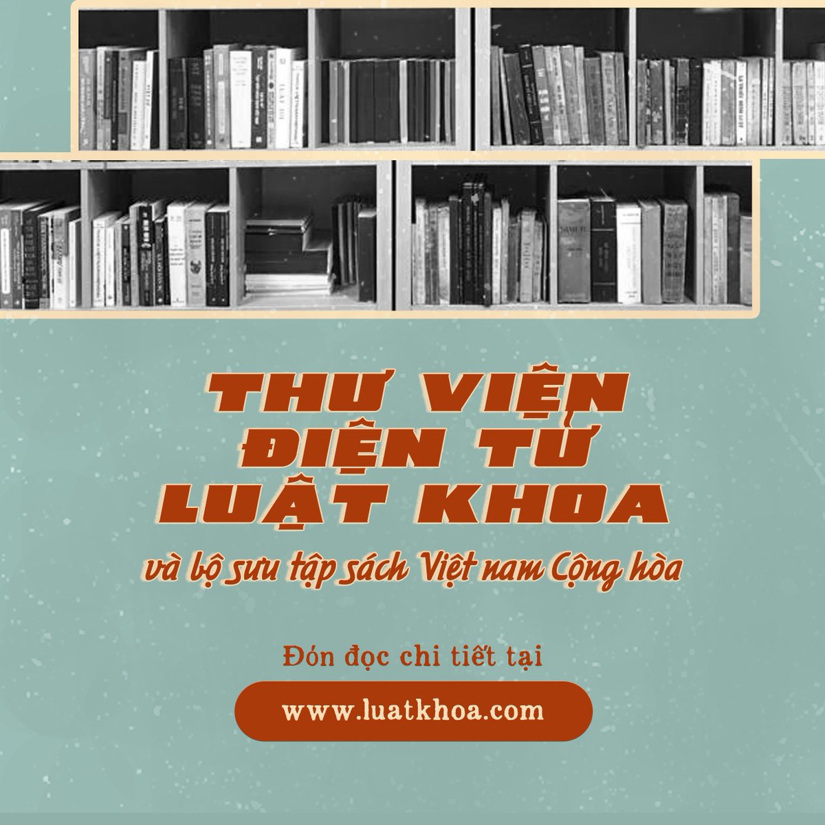 Hôm nay, 1/6/2023, ngày phát hành số báo tháng Sáu của Luật Khoa, và cũng là ngày Thư viện Luật Khoa chính thức ra mắt quý độc giả tại địa chỉ luatkhoa.librarika.com.

👉🏻 Tìm hiểu thêm tại: luatkhoa.com/2023/06/luat-k…