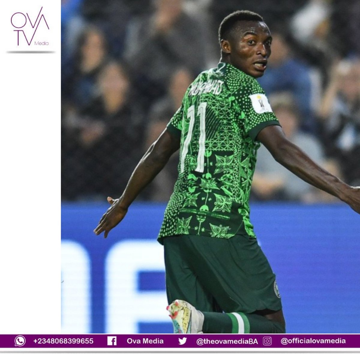 Nigeria's Flying Eagles have defeated hosts Argentina 2-0 to reach the FIFA U-20 World Cup quarter-finals.

They will now face South Korea or Ecuador in the next round.

*-OVA MEDIA-*
#ARGNGA