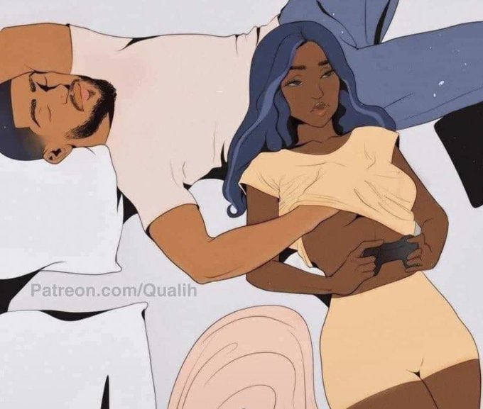 beingnej's tweet image. Men stop doing this to us. We ladies don’t like it all all.