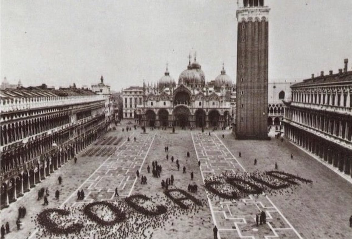 In the late 1960s, Coca Cola organized a notable event in St. Mark's Square, which involved arranging birdseed in the shape of their well-known logo. This resulted in a large gathering of pigeons that unknowingly formed the Coca Cola emblem while feasting on the seeds. A…