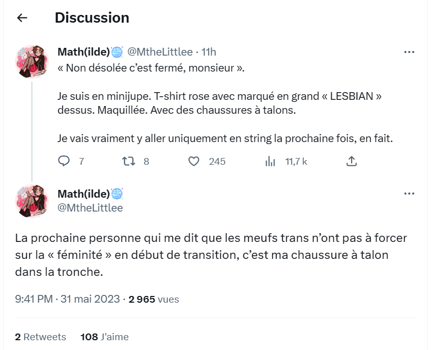 Euphorie 🫧 on Twitter "La définition de « la femme » pour Matt. Cela