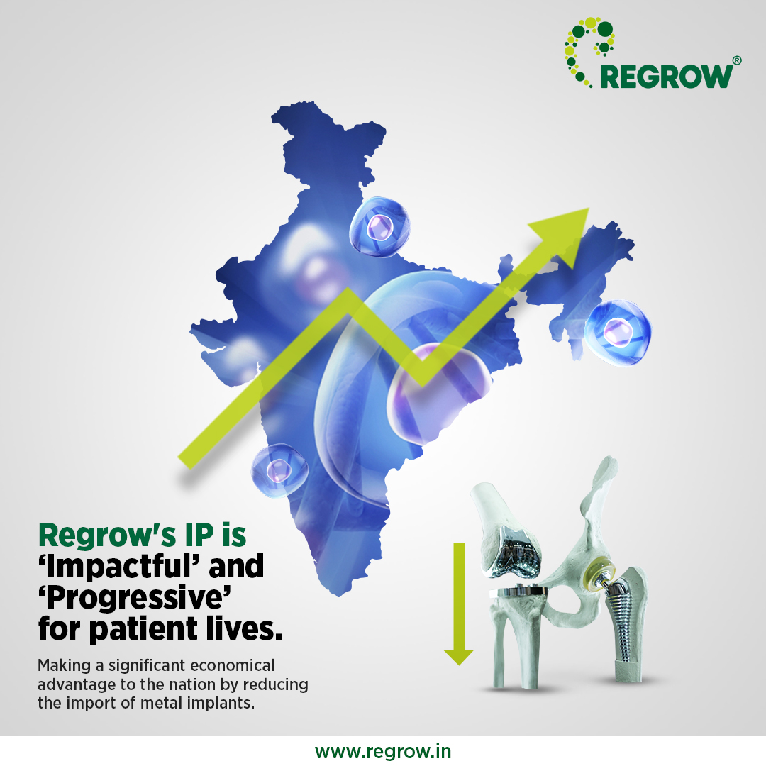 Regrow's IP revolutionizes regenerative cell therapy, transforming #PatientCare. Our solutions improve outcomes, deliver economic advantage. 

Learn more at regrow.in or call 1800 209 0309. 

#RegrowIP #RegenerativeCellTherapy #ProgressiveSolution