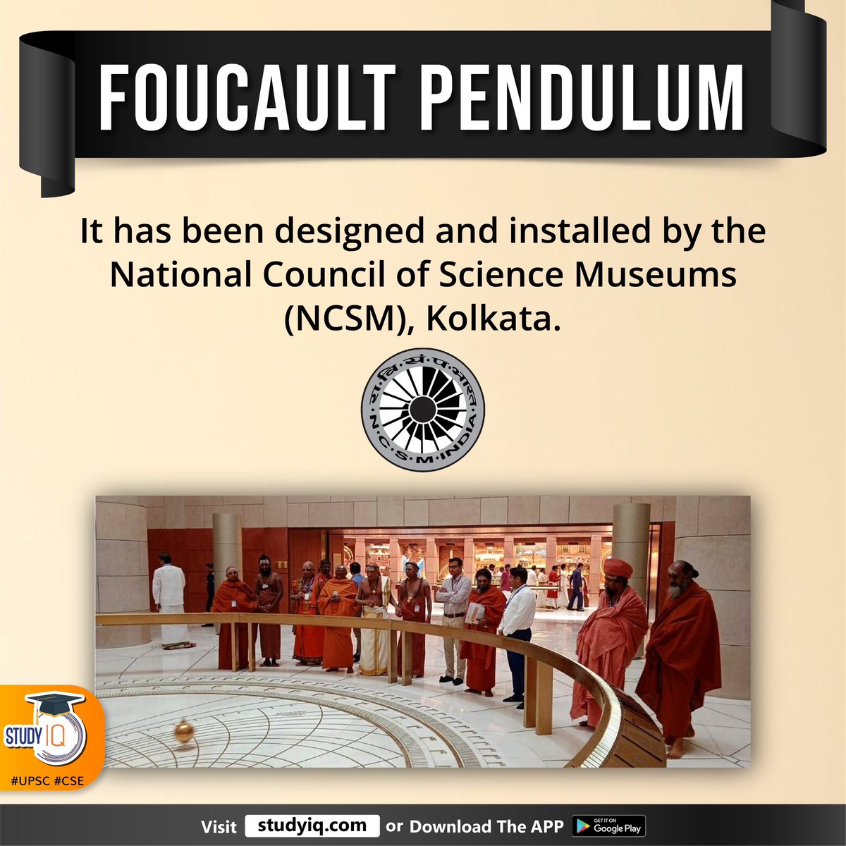 Foucault Pendulum

#foucaultpendulum #whyinnews #newparliament #newparliamentbuilding #constitutionalgallery #nationalcouncilofsciencemuseums #ncsm #kolkata #physicistjean #earth #earthrotation #astronomicalobservations #upsc #cse #ips #ias