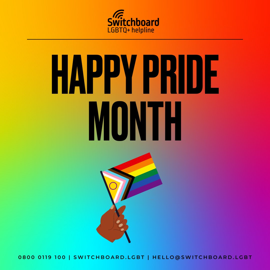 Today marks the start of Pride Month 🌈🎉

Pride can be a time of celebration for our community. It is a chance to take pride in our identities, come together as a community and honour the journeys we’ve taken to get to where we are today.