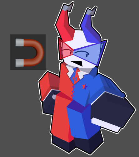 ShutThatZelly's tweet photo. Made an OC based of Giant Magnet gear, simply named Magnet!

#phightingoc #phighting https://t.co/7a4kb588FJ