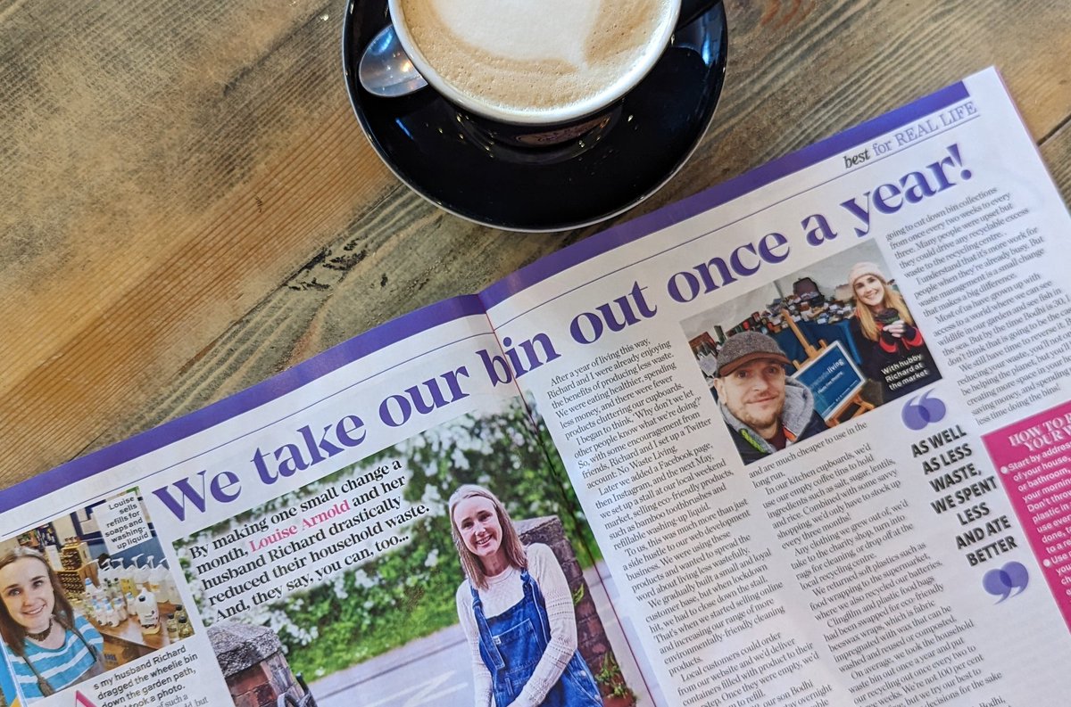 In this week's <a href="/BestMagOfficial/">Best magazine</a> It's a good article about our lifestyle as a whole, not just the bins and recycling, which is great. #nowasteliving