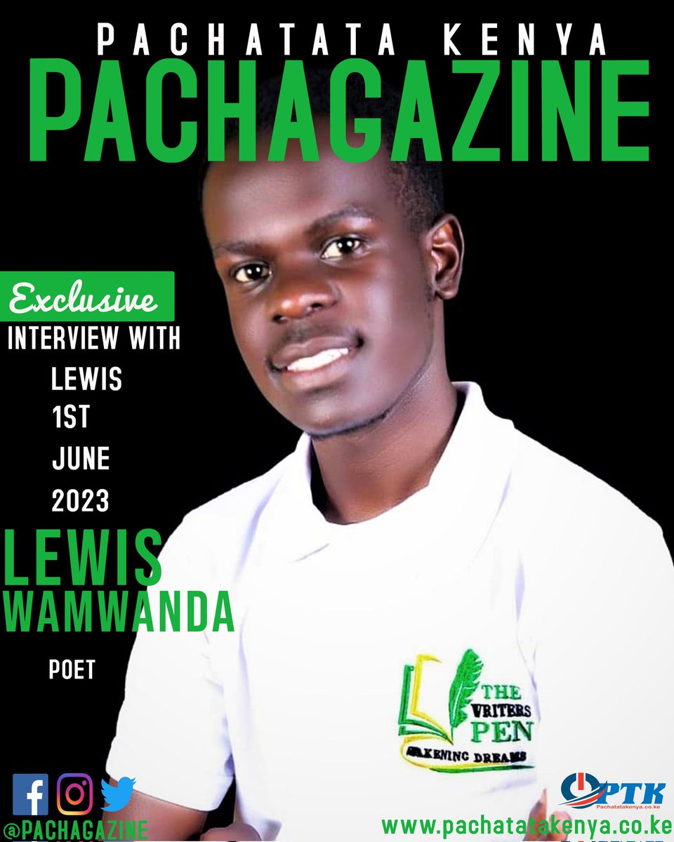In this Pachagazine feature, we delve into the enigmatic world of this gifted wordsmith, uncovering the inspirations, aspirations and the very essence of his...
pachatatakenya.co.ke/2023/06/01/lew…