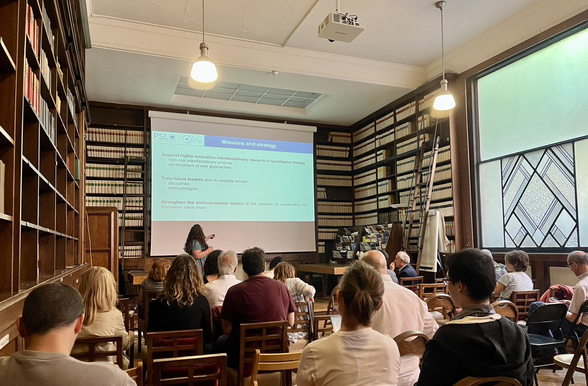 PSL-Qlife (@pslqlife) on Twitter photo 📣 It’s the Qlife annual meeting today!
Every year, we organize a meeting to gather the Qlife community and to present its activities and ongoing research projects.
📍 This year we are organizing our annual day at the <a href="/IbpcF/">Institut de Biologie Physico-Chimique (IBPC) Paris</a>
<a href="/psl_univ/">Université PSL</a> 📣 It’s the Qlife annual meeting today!
Every year, we organize a meeting to gather the Qlife community and to present its activities and ongoing research projects.
📍 This year we are organizing our annual day at the <a href="/IbpcF/">Institut de Biologie Physico-Chimique (IBPC) Paris</a>
<a href="/psl_univ/">Université PSL</a>