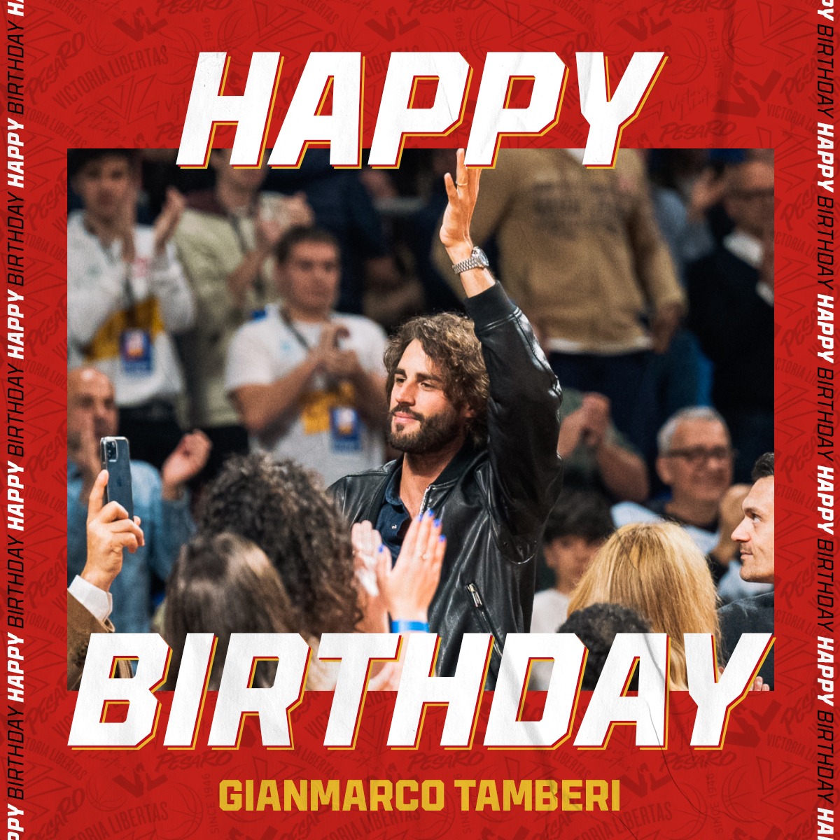 VLPesaro's tweet photo. Una giornata davvero speciale π
Tanti auguri al nostro grande tifoso @gianmarcotamber!! ππβͺοΈπ΄
#ioVL #HappyBirthday https://t.co/t24iCtE7XR