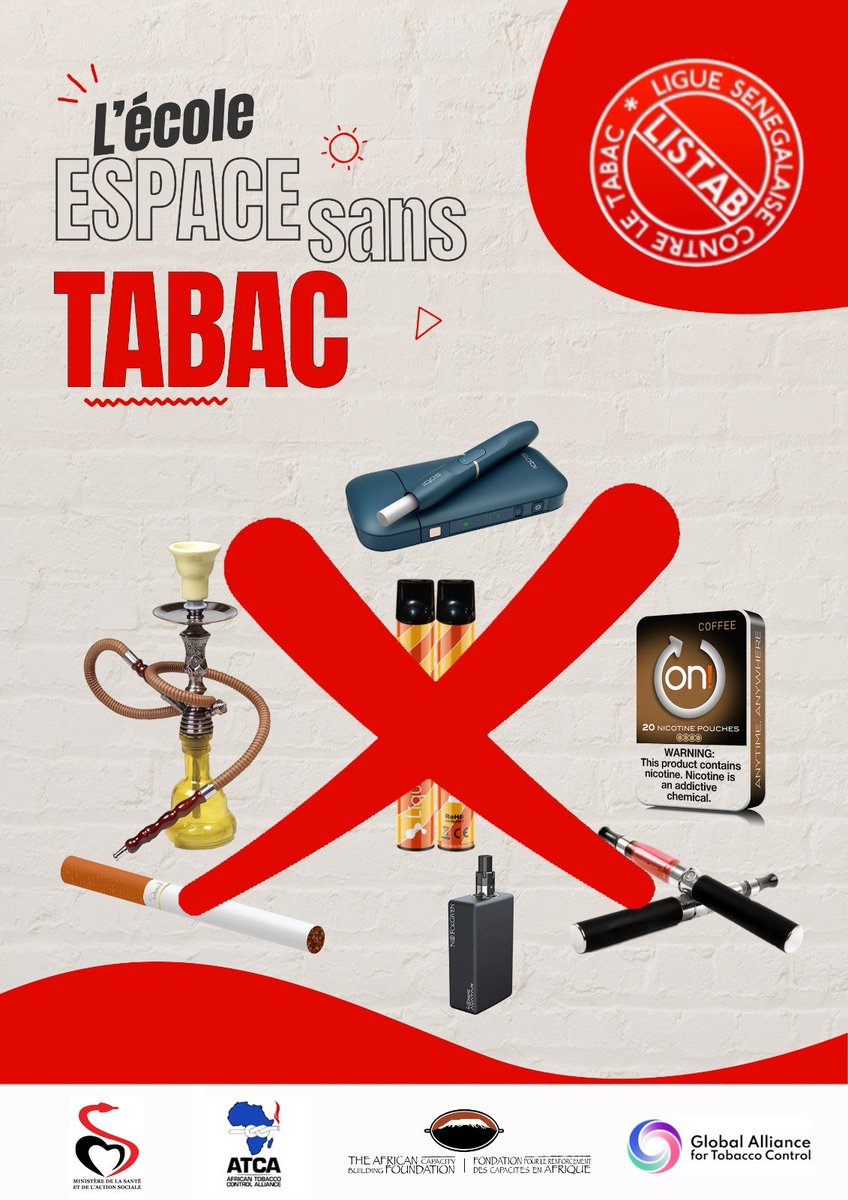 #ListabSenegal #FreeTobacco #JourneeMondialeSansTabac #EspaceEcoleSansTabac