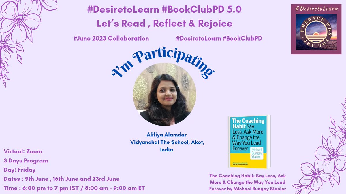 Keep reading. It's one of the most marvelous adventures that anyone can have. Looking ahead to #June2023Collaboration with <a href="/MathewBhavna/">Bhavnaa Mathew| 🌏#GoalsProject #TeachSDG</a> #DesiretoLearn #BookClubPD