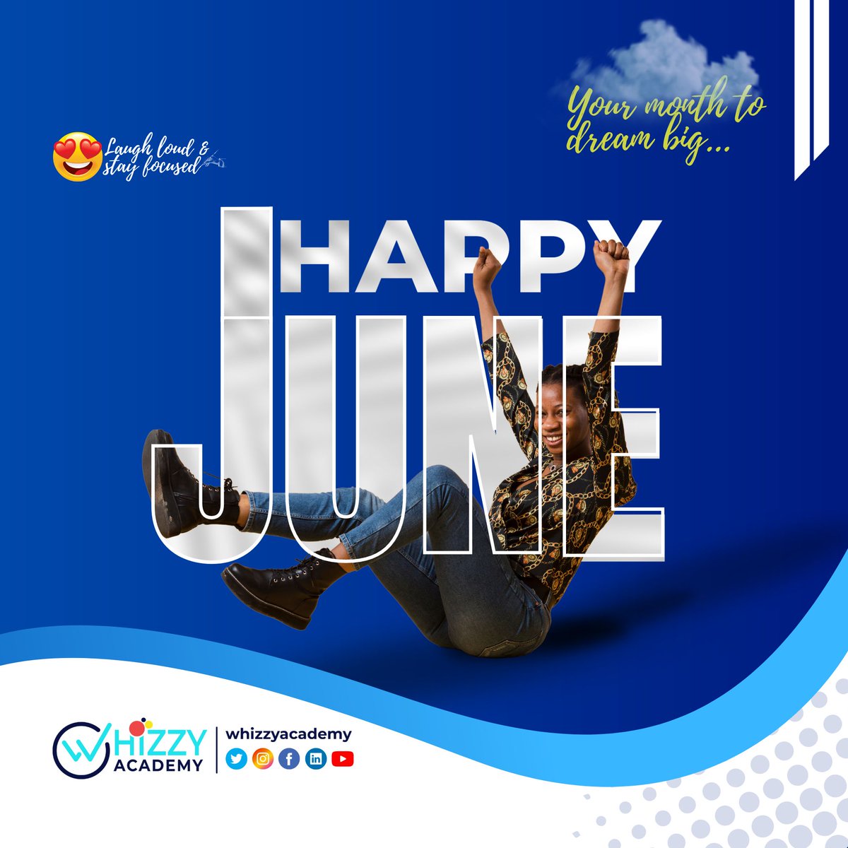 It's a new month and Whizzy Academy wishes you all a happy new month 🥰

#whizzyacademy #happynewmonth #june2023 #digitaltraining #monthoflove #HappyPrideMonth