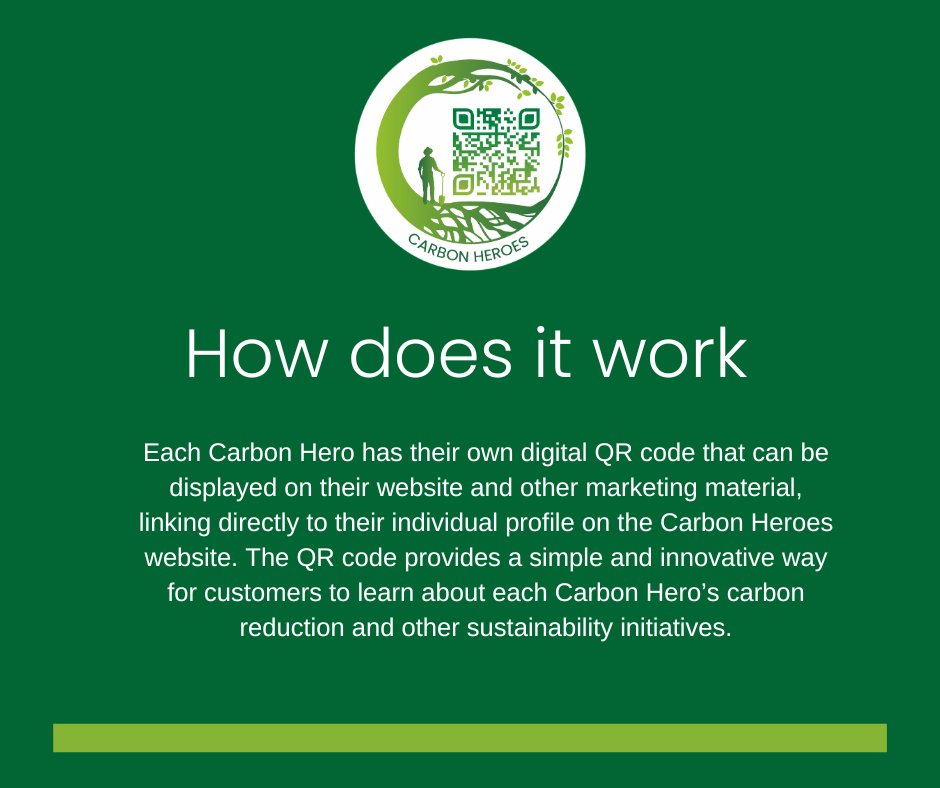 Scan the QR code...

The #CarbonHeroes QR code provides a simple and innovative way for clients to learn about each Carbon Hero’s #sustainabilityinitiatives. 

Scan the QR code below or visit carbonheroes.co.za

#QRCodeForGood #carbonreduction
@Confrontclimate