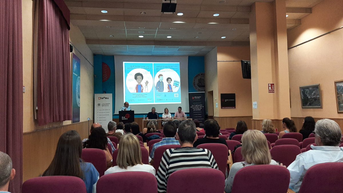 La Cambra de Comerç de Tortosa va acollir la presentació del nou llibre "Què passa amb les meves dades personals?" de Laura Aragonès i Manuel Castilleja.

L'obra usa el format còmic per divulgar sobre el tractament i la legislació referent a la protecció de les dades personals.